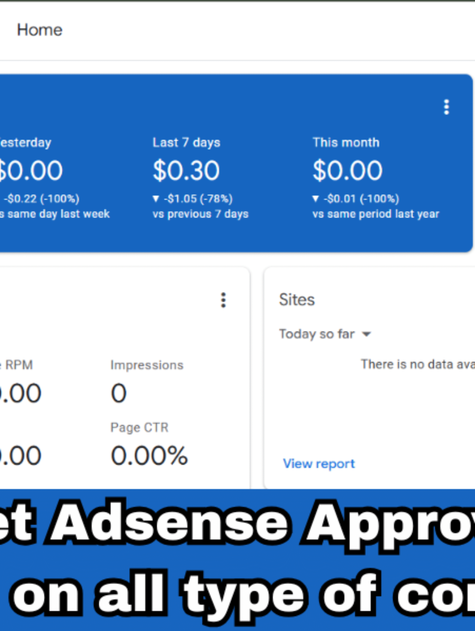 Get Adsense Approved site on all type of contect